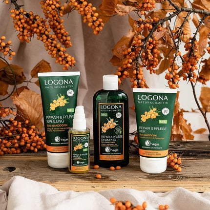 Ulei de păr Organic LOGONA, Sea Buckthorn Intensive Care, 75ml