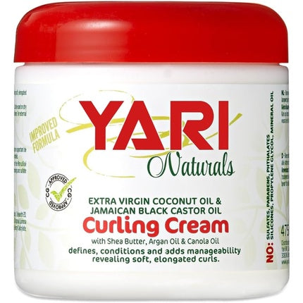 Cremă de stilizare pentru păr ondulat Yari Naturals, 475ml