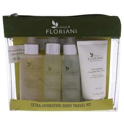 Kit de îngrijire corp Villa Floriani Ultra-Hydrating Body Travel Kit Unisex, 5 piese