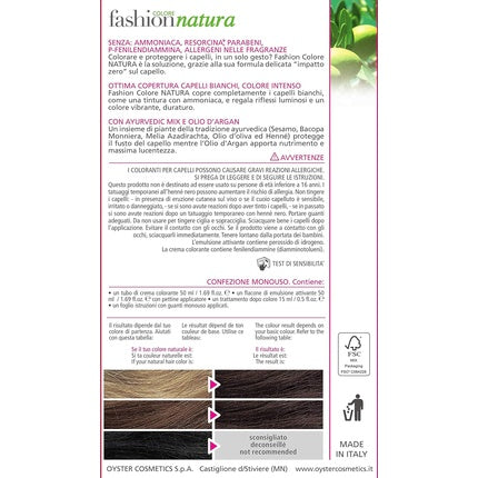 Vopsea de păr, Fashion Natura, Dark Blonde 6.0, fără amoniac