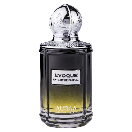 Parfum Auraa Desire Evoque Extrait De Parfum 100ml, sticlă neagră cu gradient auriu