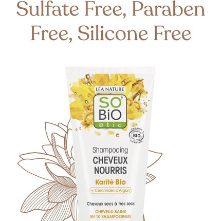 Șampon, So'bio Étic, Shea Argan, 250ml