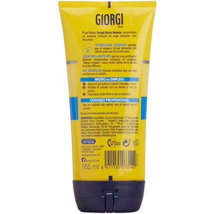 Gel de păr Wet Look Giorgi, prindere extrafortă, 165 ml