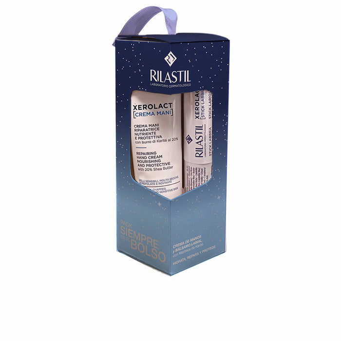 Set cremă de mâini Rilastil Xerolact + balsam de buze, 30 ml + 4,8 ml