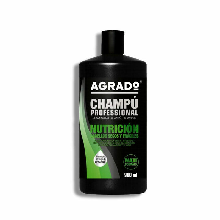 Șampon Agrado Professional Nutrición, pentru păr uscat și fragil, 900 ml