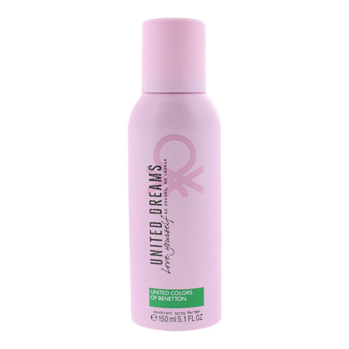 Deodorant spray Benetton United Dreams Love Yourself, floral, pentru femei, 150 ml