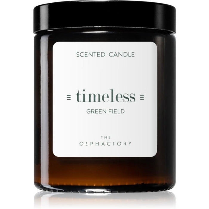 Lumânare parfumată The Olphactory Timeless Green Field, 135 g