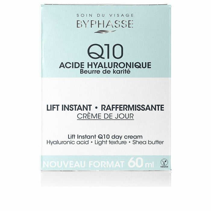 Cremă de față Byphasse Lift Instant Q10, de zi, cu efect de fermitate, pentru ten normal, 60 ml