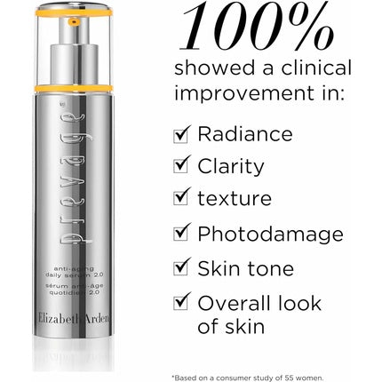 Set îngrijire facială, Elizabeth Arden, Prevage 2.0, argintiu