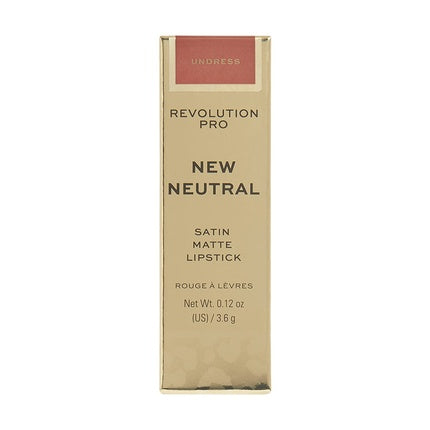 Ruj Revolution Pro New Neutral Satin Matte, Undress, 3.6 g