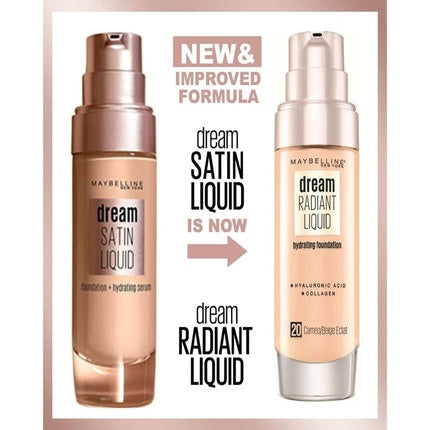 Fond de ten lichid, Maybelline, Dream Radiant, Sun Beige