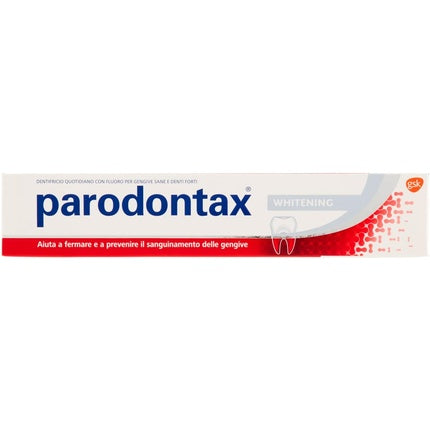 Pastă de dinți, Parodontax, Whitening, alb