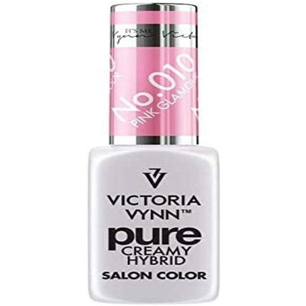 Lac unghii Victoria Vynn Pure Creamy Hybrid No. 010 Pink Glamour, roz crem, 7ml