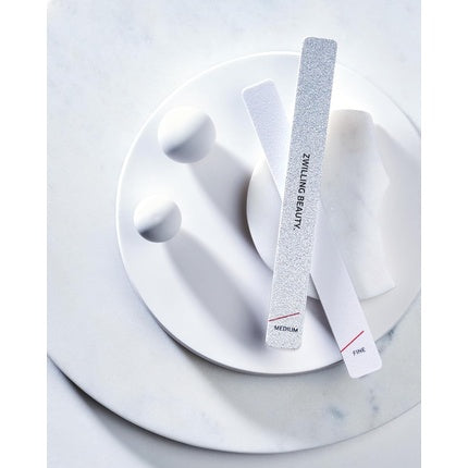 File pentru unghii Zwilling Professional Sandleaf, argintiu, granulație medie și fină