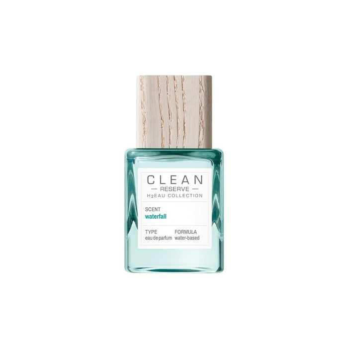 Apă de parfum Clean H2Eau Waterfall, unisex, formulă pe bază de apă, 30 ml