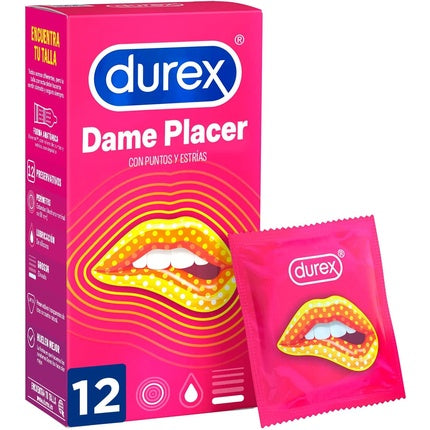 Prezervative Durex Dame Pleasure, 12 buc, 58g
