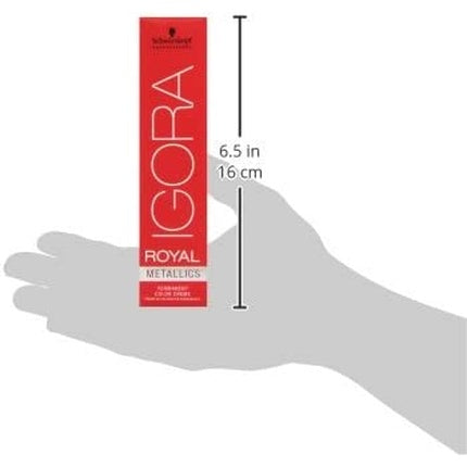 Vopsea de păr, Schwarzkopf, Igora Royal, blond închis cenușiu roșcat, 60 ml
