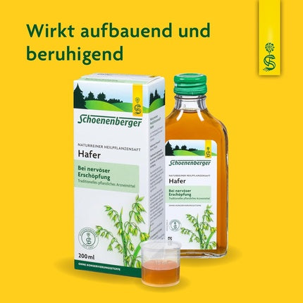 Suc de plante, Schoenenberger, ovăz, 200ml