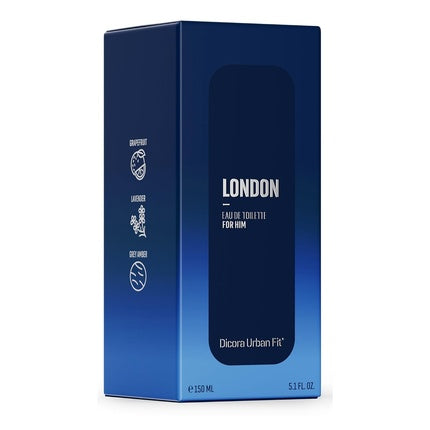 Eau de Toilette, Dicora Urbanfit, London, 150ml, albastru