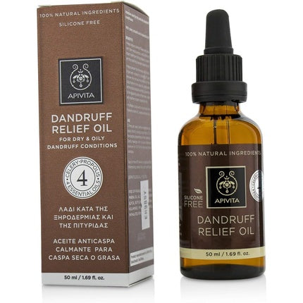 Ulei anti-mătreață, Apivita, cu țelină și propolis, 50ml