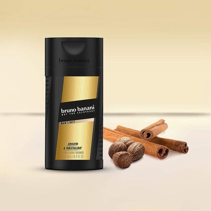 Gel de duș, Bruno Banani, Man's Best, negru-auriu, 250ml