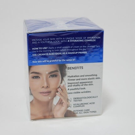 Cremă față, Delia, Hyaluronic Therapy, 50ml, albastru