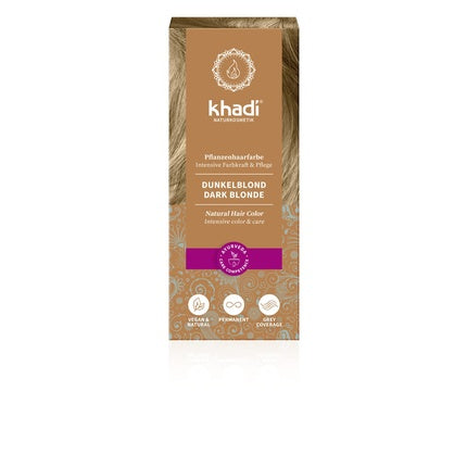 Vopsea de păr, Khadi, Dark Blonde, 100g