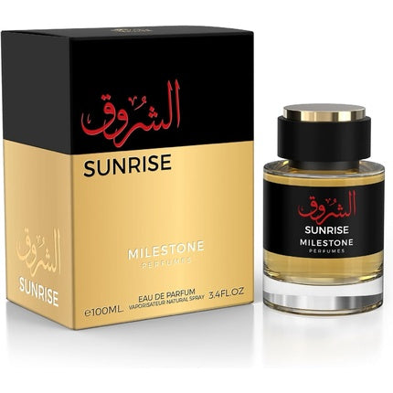 Perfumă Milestone Perfumes Sunrise, unisex, 100ml, sticlă aurie
