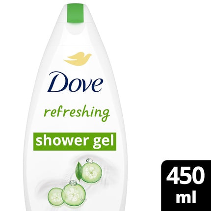 Gel de duș, Dove, Fresh Touch, castravete și ceai verde
