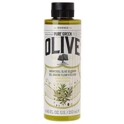Gel de duș, Korres, Olive and Olive Blossom, 250ml