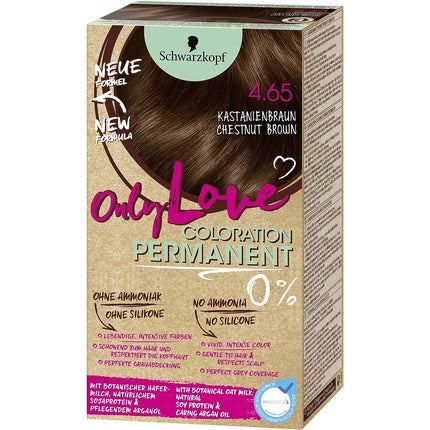 Vopsea de păr, Only Love, Castaniu 4.65, 143ml