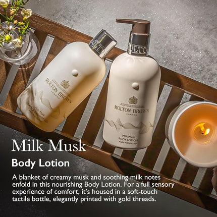 Loțiune corp, Molton Brown, Milk Musk, alb, 300ml