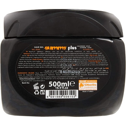 Gel de păr, Fonex Gummy, 500ml, Plus