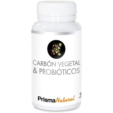Supliment probiotic, Prisma Nat, 90 capsule, 550mg, negru