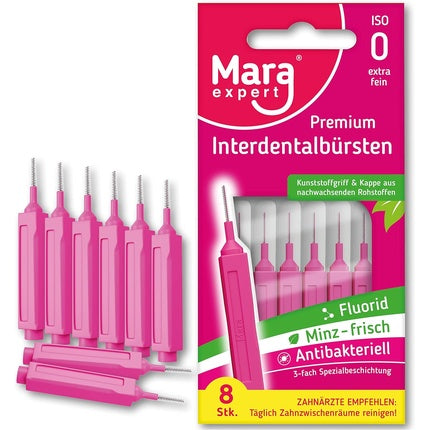 Periuță Interdentală Mara Expert 0.4mm ISO 0 Roz, 8 buc