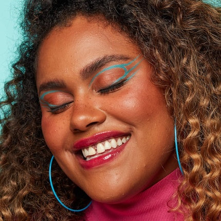 Eyeliner NYX Vivid Brights vârf fin cyan