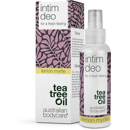 Spray Deodorant Intim, Australian Bodycare, Geruchsblock, cu ulei de ceai și Lemon Myrtle, 100ml