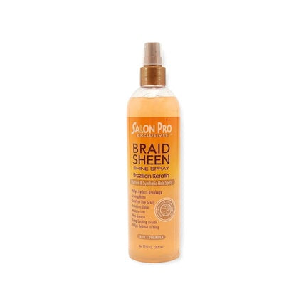 Spray Strălucire Braid Sheen Shine cu Keratină Braziliană, 355 ml