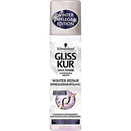 Condiționar Gliss Kur Winter Repair Express Repair, 293g, alb și roz