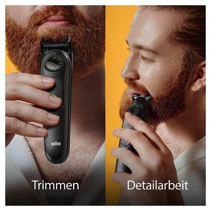 Aparat tuns barbă, Braun, Series 5, negru