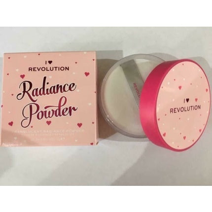 Pudră Loose, Revolution I Heart, Radiance, roz alb