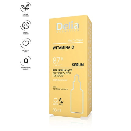 Serum, Delia Cosmetics, Brightening, 30ml, galben