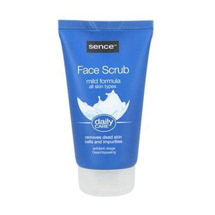 Scrub Facial, Sence Beauty, Face Scrub Daily Care, albastru, 150 ml
