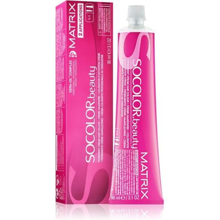 Vopsea pentru păr Matrix Socolor Beauty 504rb Medium Brown Red Brown Extra Gray Covering, 90ml