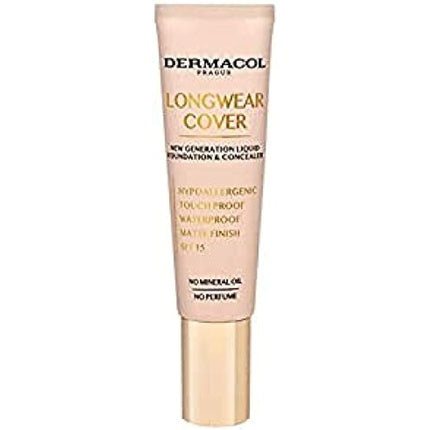 Fond de ten, Dermacol Dc Longwear Cover, 30ml, bej