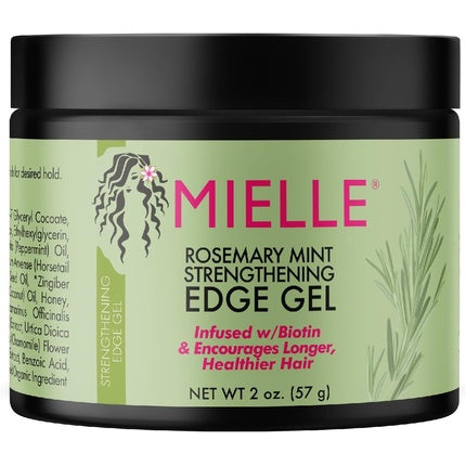 Gel de păr Mielle Organics Rosemary Mint Strengthening Edge Gel, 57g