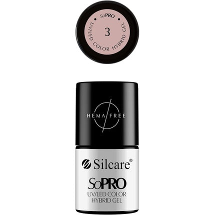 Gel UV/LED, Silcare, SoPRO 08, roz