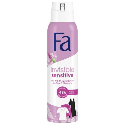 Deodorant spray Fa Invisible Sensitive, 150 ml