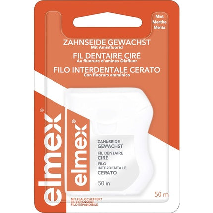 Sârmă dentară Elmex cu ceară, 18 g, Portocaliu