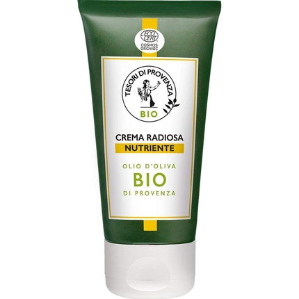 Crema facială radiantă Tesori di Provenza Tag BIO cu Ulei de Măsline Organic, 50ml